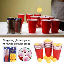 Con nuestros precios bajos en juegos de cerveza beer pong. Juego De Vasos De Ping Pong Juego De Accesorios Para Lanzar Cerveza Pong 24 Vasos Rojos Pelotas De Ping Pong Fiesta Entretenimiento 1 Juego Juegos De Mesa Aliexpress