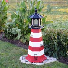 Handmade lighthouse ideas for a base to sit on. Amish Handcrafted Assateague Wooden Lighthouse Replica Amish Handmade Lighthouses At Songbird Garden
