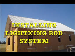 Installing Lightning Rod System On A House Youtube