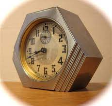 Maybe you would like to learn more about one of these? 1930s American Art Deco Alarm Clock Westclox Sold Items Art Deco Clocks Art Deco Collection