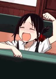 If i fits i sits takes on a whole new meaning for this feline. Anime Girls Laughing Gif Novocom Top