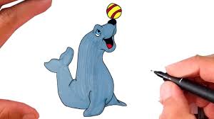 Lindos desenhos para colorir e imprimir grátis, aqui você encontra os mais lindos desenhos prontos para pintar. Como Desenhar Uma Foca Youtube