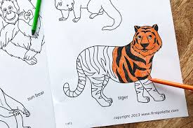 asian jungle or rainforest animals free printable templates coloring pages firstpalette com