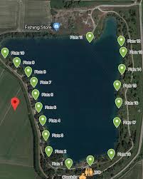 The lake is around 20ha in size and up to 25m deep and given that after the gravel extractions it was closed for 30 years, there are surely some heavy surprises to be found. The Lake Map From Aqvatika The Newest Venue On Our Books In Northwest Italy Each One Of These Double Swims Can House A Campervan Quit Lake Map Grass Carp Lake