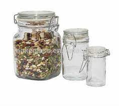 While many kits will be clear so that the contents inside can be visible, you can find kitchen food. Food Storage Containers Glass Decorative Jar With Lid Buy Food Storage Containers Jar With Clamp Lid Glass Jars Airtight Lid Product On Alibaba Com