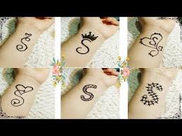 Alphabet Tattoo Mehndi Design 6 Beautiful Alphabet S Tattoo Mehndi Design S Tattoo M Mehndi Designs Book Mehndi Designs For Hands Alphabet Tattoo Designs