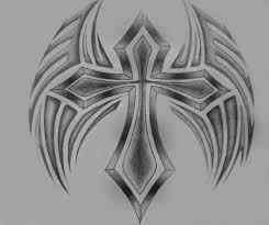 Maybe you would like to learn more about one of these? Tribal Crosses With Wings Pixbim Com Cross Drawing Tribal Drawings Cross With Wings