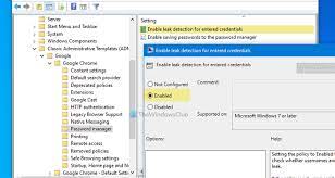 I have 'limit local account use of blank passwords to console logon only' in group policy disabled on both machines. Turn On Leak Detection For Entered Passwords In Google Chrome Using Gpedit Or Regedit Websetnet