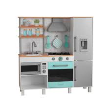 Kids will feel all grown up when they explore this kitchen's interactive features and play. City Market Kidkraft Gourmet Chef Play Kitchen With Ez Kraft Assembly 1