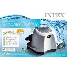 Intex Krystal Clear Saltwater System For Above Ground Pools Up To 7 000 Gallons