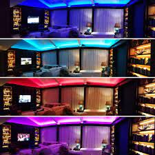 Rgb Color Changing Led Strip Light 120 Volt High Output Smd 5050 148 Feet Led Strip Lighting Color Changing Led Rgb Led Strip Lights