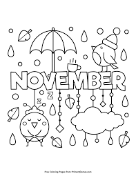 November Coloring Page Free Printable Ebook Fall Coloring Pages Coloring Pages Free Coloring Pages