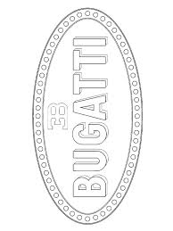 Kleur nu de kleurplaat van bugatti veyron. Kleurplaat Bugatti Logo Leukekleurplaten Nl