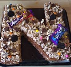 كعكة عيد ميلاد نسمة على شكل حرف n بالصور من rym nesma recipe in 2021 desserts food brownie