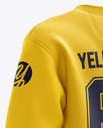 Download Men S Heavyweight Sweatshirt Mockup Back Half Side View In Apparel Mockups On Yellow Images Object Mockups