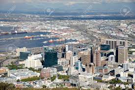 Center of historic cape town. Cape Town City Centre Buildings And Dock Area South Africa Stock Photo Picture And Royalty Free Image Image 36727099