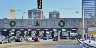 Holland Tunnel Decorations Are A Real Nightmare Before Christmas