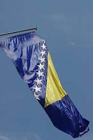Die heutige flagge nordmazedoniens wurde 1995 angenommen, nachdem das benachbarte griechenland gegen die verwendung des sterns von vergina in der flagge von 1992 protest eingelegt hatte. Flagge Von Bosnien Und Herzegowina Wikipedia