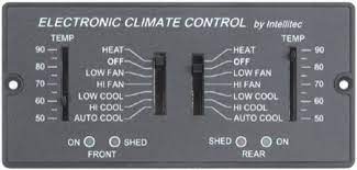 Performs the timing, sequencing, switching and load. Intellitec 00 00597 000 Dual Thermostat Climate Control Rv Electrical