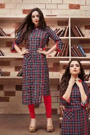 Call Or Whatsapp On 91 9377709531 Red Rayon Checks Print Office Wear Fancy Sleeve Long Kurt Designer Kurti Patterns Printed Kurti Designs Kurti Designs Latest