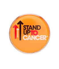 Every day, 1,600 people die of cancer, a startling fact. Cancer Research Uk Charity Pin Badge Stand Up To Cancer Black Short Logo Collectable Badges Club Association Badges