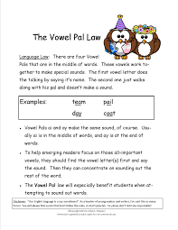 Vowel Pals Ea Ai Ay Oa Word List Words Holiday Worksheets