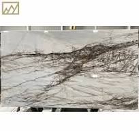 Creative Design DIONE SPIDER Marble Slab White Natural Marble with Spider  Vein Living Room Building Floor Tiles
