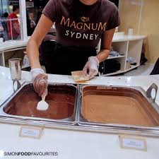 Simon Food Favourites Pop Up Store Design Your Own Magnum At The Magnum Sydney Pleasure Store Westfield Sydney 17 July 201 Pop Up Store Icecream Bar Design