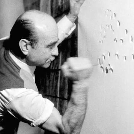 Work by Lucio Fontana