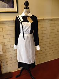 1930s Maid S Uniform The Black Dress Did Not Show The Dirt And The White Apron Cuffs And Collar Were Laundered More Maid Uniform Maid Hat Women S Uniforms