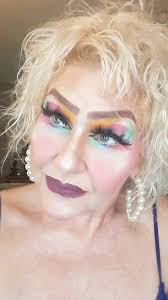 How did I do with the rainbow wig and glitter freckles?