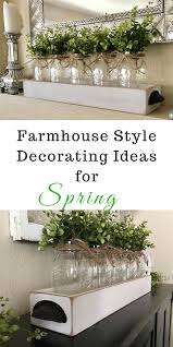 5 Quart Mason Jar Centerpiece Farmhouse Table Decor Boxwood Table Centerpiece Rustic Mason Jar Farmhouse Table Decor Easy Home Decor Mason Jar Centerpieces