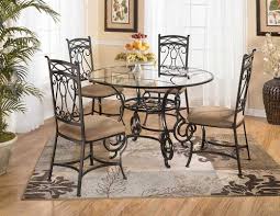 Compact In Size But Large In Style This Small Round Piece Dining Table Can Be U Round Glass Dining Room Table Glass Round Dining Table Glass Dining Room Table