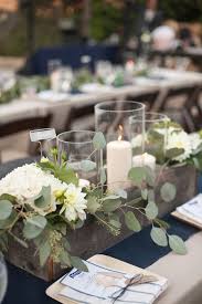 Flower Box Centerpieces Flower Box Centerpiece Candle Wedding Centerpieces Wood Box Centerpiece