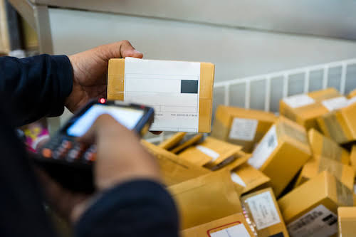 Logistics fulfillment and shipment warehouse packaging