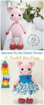 Only 1 available and it's in 1 person's cart. Amigurumi Pig Softies Free Crochet Patterns Crochet Knitting