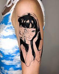 Tomie By Laurelupo Laurelupo From Montreal Canada Canadatattoo Tattoocanada Montrealtattoo Tattoomontreal Anime Ani Canada Tattoo Tattoos Great Tattoos