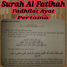 Surah ini diturunkan di mekah dan terdiri dari 7 ayat. Fadhilat Khasiat Surah Al Fatihah Comemay78