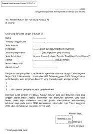 Pelamar nantinya wajib mengungah surat lamaran cpns kementerian hukum dan hak asasi manusia (kemenkumham) 2021 saat melakukan bagi anda yang berniat mengikuti seleksi cpns kemenkumham 2021, berikut contoh surat lamaran bagi pendaftar lulusan slta, s1, s2, d3, dan. Contoh Surat Lamaran Cpns Kemenkumham 2021 Lengkap Dengan Link Download Halaman All Tribunnews Com Mobile
