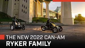 2022 can am line up! The New 2022 Can Am Ryker Family Youtube