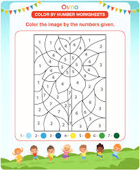 color by number worksheets download free printables for kids