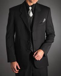 Wedding Black 3 Piece Suit With Black Shirt Pin By Kasey Jeske On My Style Black Suit Black Shirt Black Pinstripe Suit All Black Suit