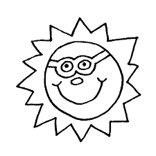 Make the worm green, blue, red, yellow or any other color that the kids deem it to be. Coloring Page Summer 7