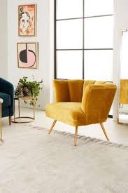 Tulip Chair Furniture Anthropologie Furniture Yellow Accent Chairs