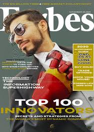 Tony Stark FORBES Magazine Cover by derianl on DeviantArt