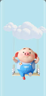 Swingin' on a Cloud | Fondos de pantalla animales, Cerditos ...