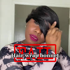 Revolution Haircare Satin Hair Wrap Black