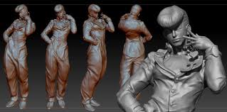 Josuke Higashikata Jojo S Mars Jojo Jojo Bizarre Models And Figurines