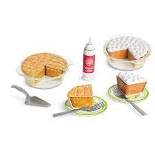 American Girl Pie Baking Set American Girl Doll Food American Girl Doll Furniture American Girl Food