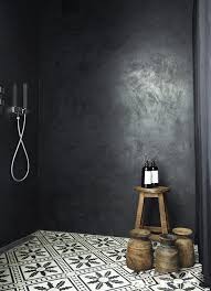 Plus élégante et originale, la baignoire îlot nous fait rêver ! Salle De Bain Noire 25 Idees Afin De Reussir L Ambiance Sophistiquee
